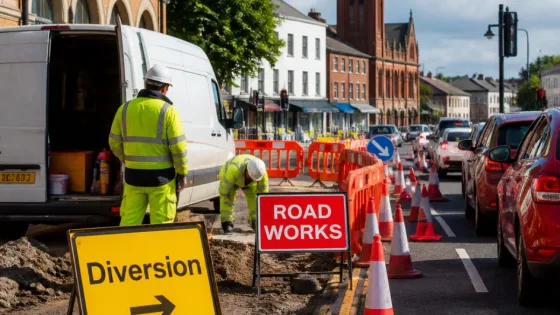 Ballymena drivers warned of multiple lane and road closures across town this week
