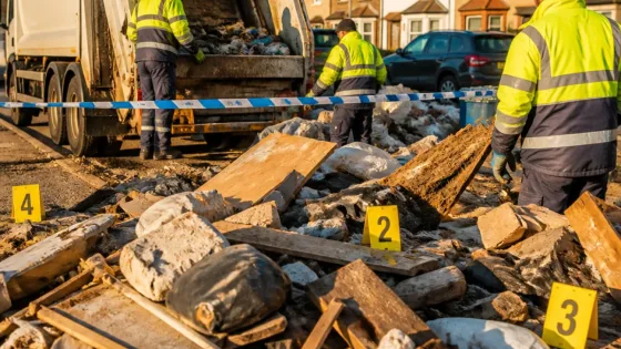 Council clears large Grays fly-tip and launches investigation after waste dumped on private land