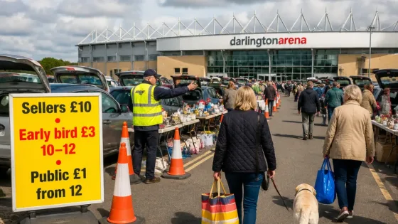 Darlington Arena to host weekly car boot sale with 'unlimited space' for sellers