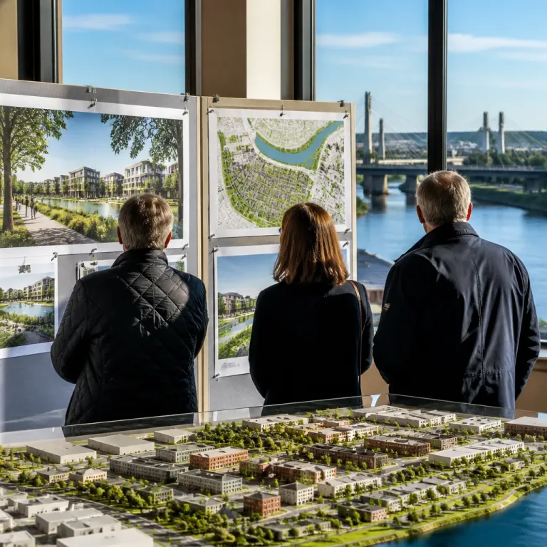 Urban Splash unveils plans for seven-acre Swansea riverside neighbourhood with 124 homes
