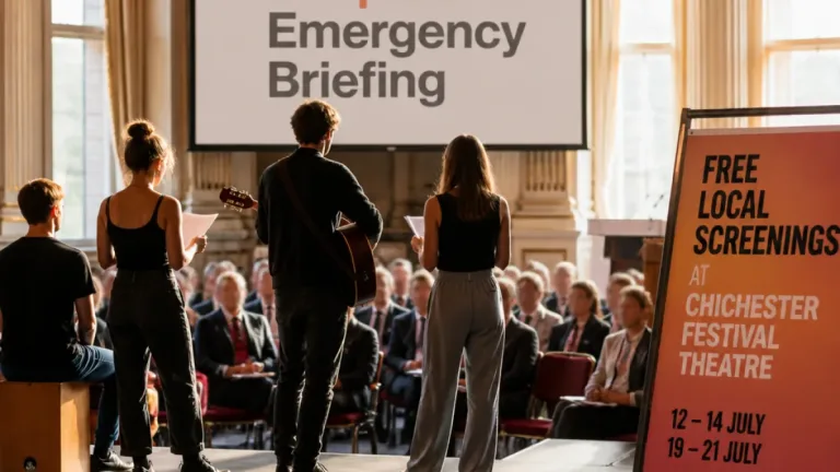 Chichester youth theatre brings climate education message to Westminster