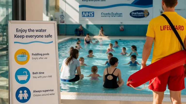 County Durham launches free swimming lessons and safety drive ahead of World Drowning Prevention Day
