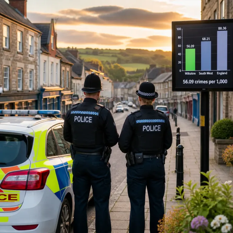 Wiltshire records lowest crime rate in South West as ONS data highlights regional gap