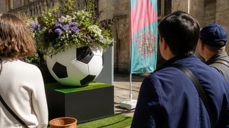 David James to help raffle special planter for Bath community fundraiser