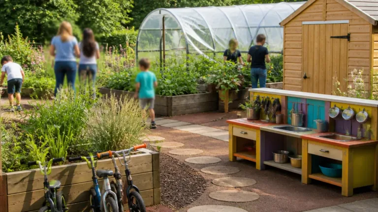 Denbigh school’s sensory garden grows with local business and community support