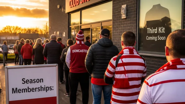 Doncaster Rovers report stronger season-ticket sales and tease ‘special’ third kit