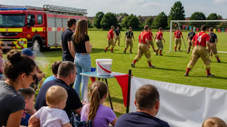 Dumbarton firefighters stage charity football fixture to boost Fire Fighters Charity funds