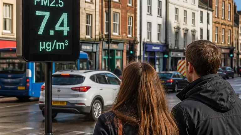 Dumfries town centre records PM2.5 above WHO guideline, health concerns raised