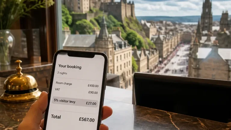Edinburgh introduces 5% visitor levy on overnight stays to fund city services