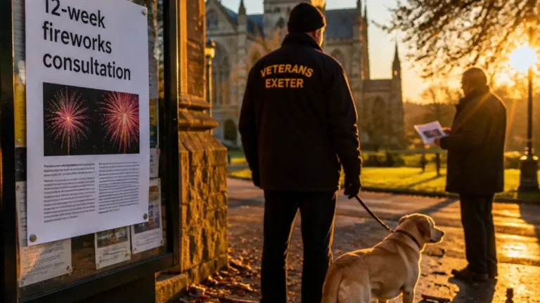 Exeter residents urged to shape government review of fireworks laws