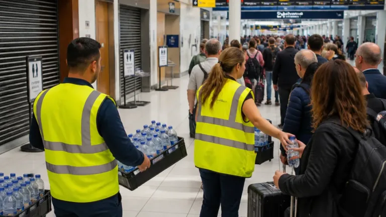 Gatwick left without running water as toilets fail and eateries shut amid summer rush