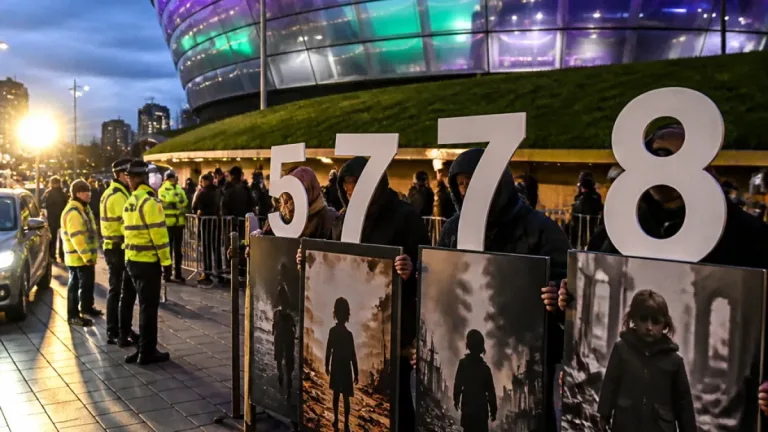 Glasgow Hydro opening marred by Gaza protest as King opens Commonwealth Games