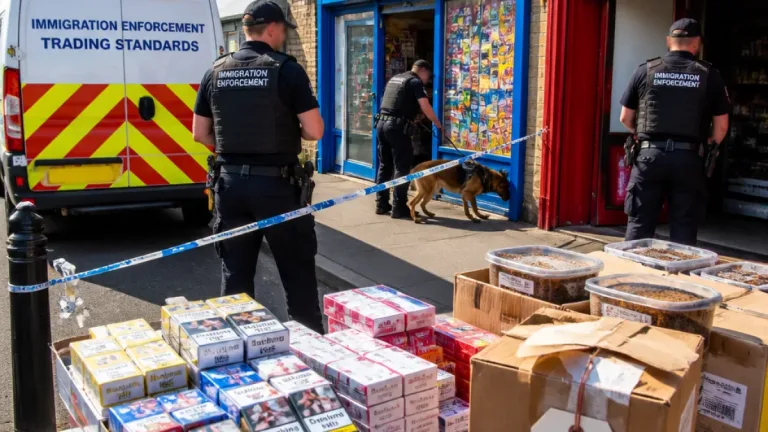 Grimsby shops raided as 40,000 illegal cigarettes and 10kg of tobacco seized