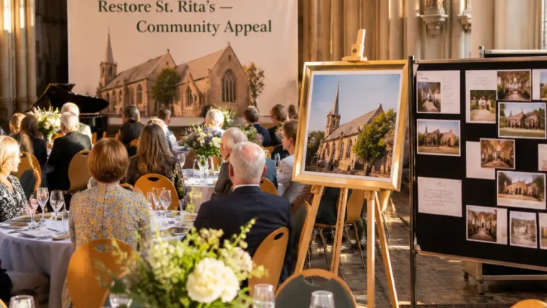 Guildford church restoration backed by community at charity luncheon