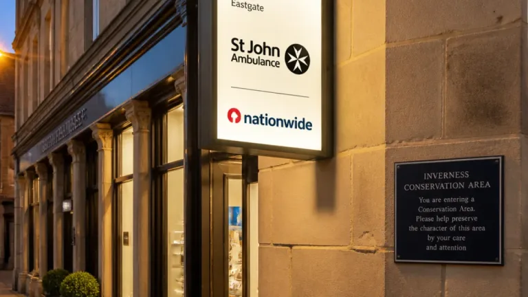 Inverness planners approve defibrillator and bleed kit for Eastgate Nationwide branch