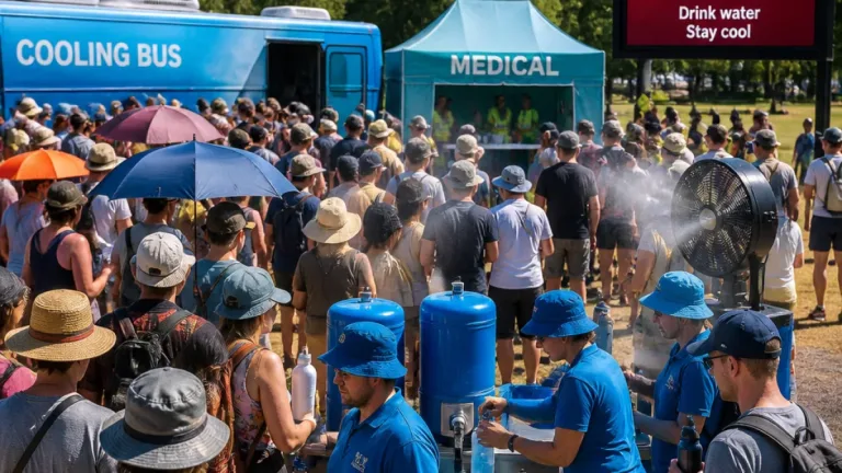 Irvine warned of extreme heat as Daisy Chain Fields festival draws sell‑out crowd