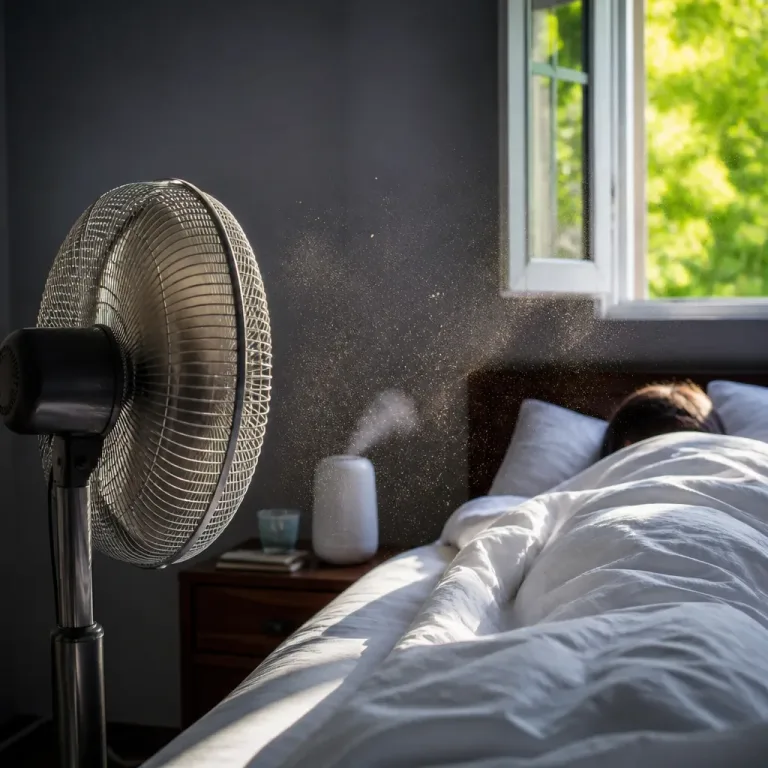 Doctors warn of allergy, congestion and stiff muscles from sleeping with a fan on