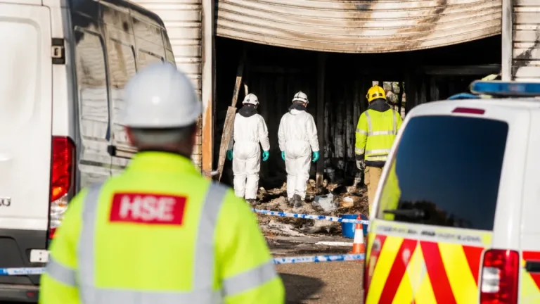 Man killed and three hurt after suspected blast at Bedford industrial estate