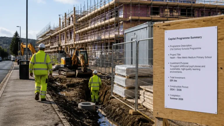 Neath council reports major capital projects running ahead of schedule despite higher-than-expected spend