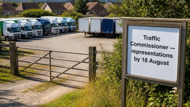 Slough firm seeks permission to base six lorries and trailers at Colnbrook site