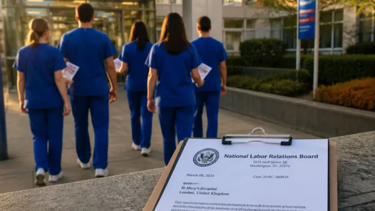 St Mary's hospital nurses certified as union by US labour board after vote dispute