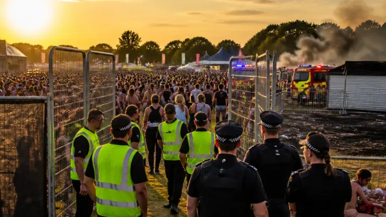 Stampede at north London Ghana festival injures several as event is abruptly cancelled