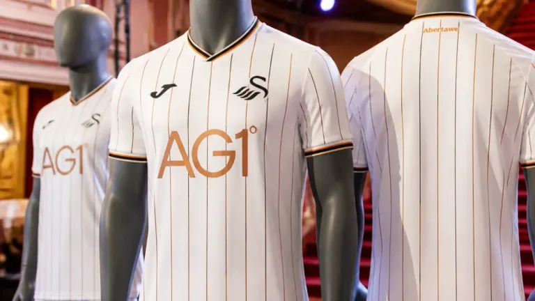 Swansea's new home shirt returns to copper roots as 2026-27 kit unveiled