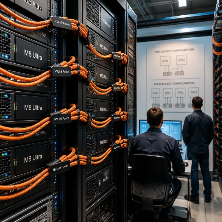 Apple seen planning AI servers using NVIDIA NVLink to link future M8 Ultra chips