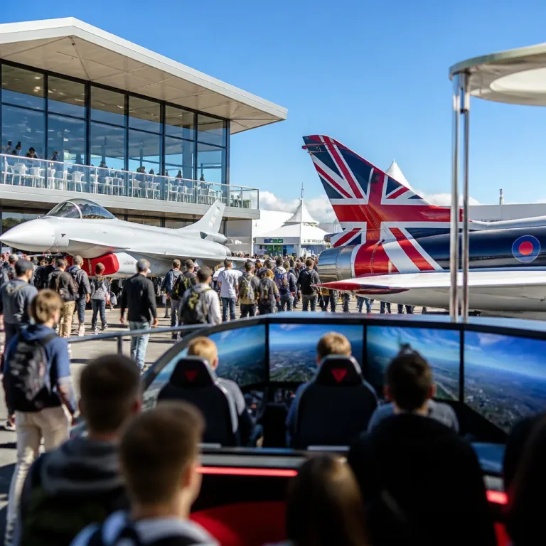 BAE Systems showcases mock-ups and simulators at Farnborough as industry crowds return