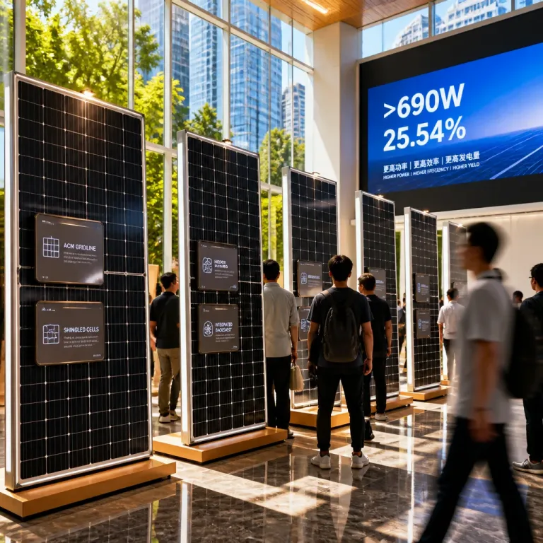 LONGi unveils eight-panel 'Technology Forest' claiming >690W modules and 25.5% efficiency