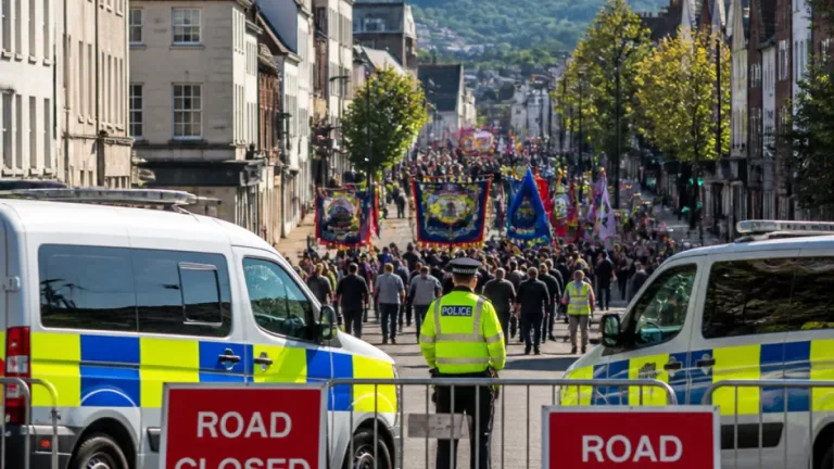 Tensions over road closures in Newry as band accuses Sinn Féin of ‘double standards’