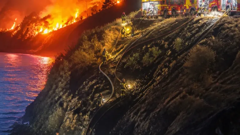 Torquay firefighters battle deliberate blaze at Oddicombe Beach as crews warn of arson spike
