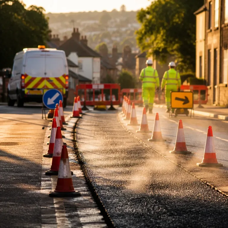 Hot conditions slow Buccleuch Street resurfacing as road closure extended into evening
