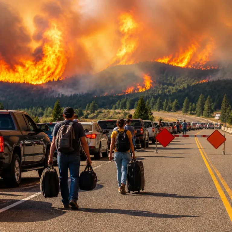 Massive BC wildfires merge into single blaze as evacuation order issued for 70 Mile House